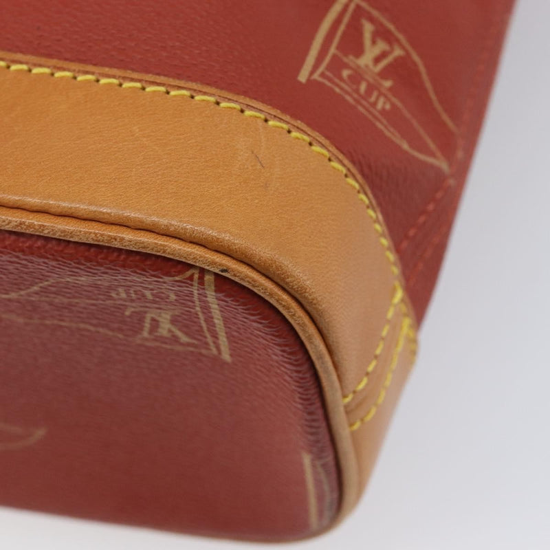 Louis Vuitton Cup Le Touquet Canvas Red Bag