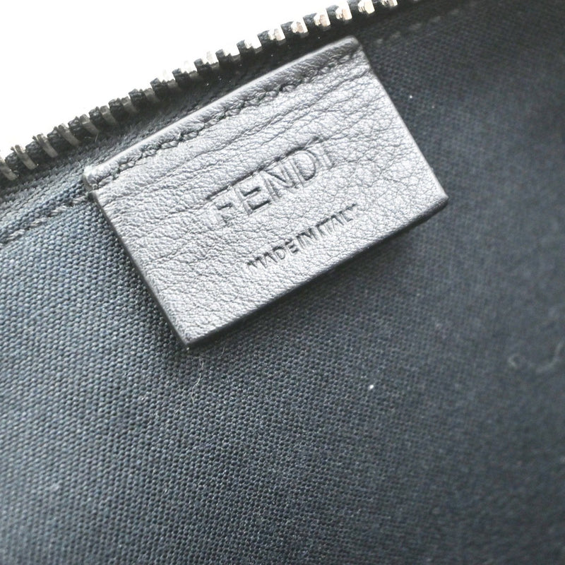 Fendi Karlito Studded Saffiano Leather Black Bag