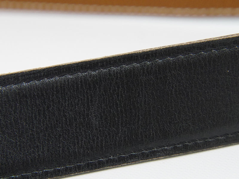 Hermes H Dancre Reversible Belt Leather Black