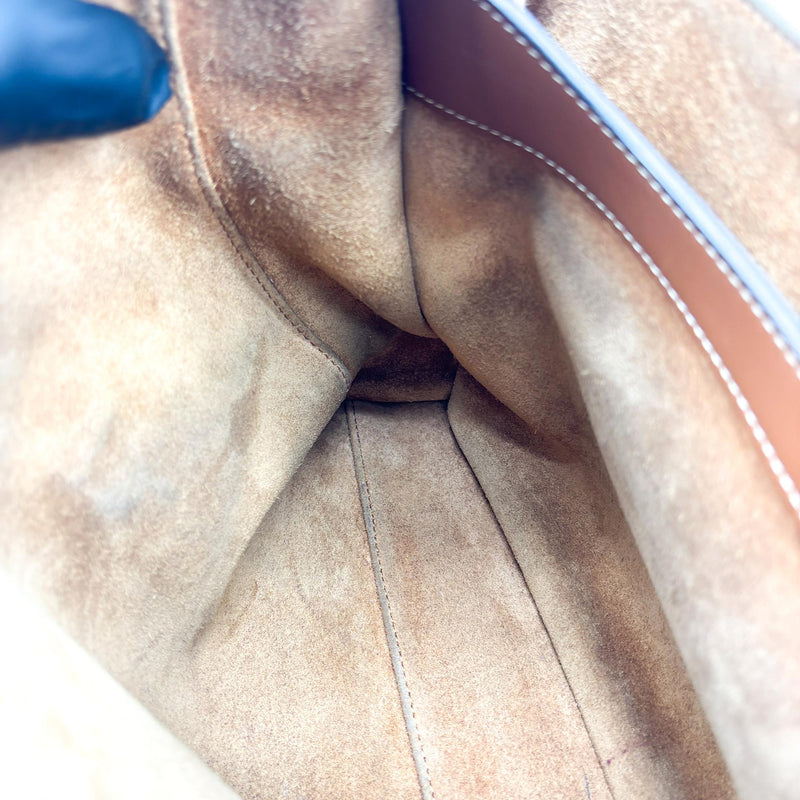 Celine Soft 16 Smooth Calfskin Brown Leather Bag