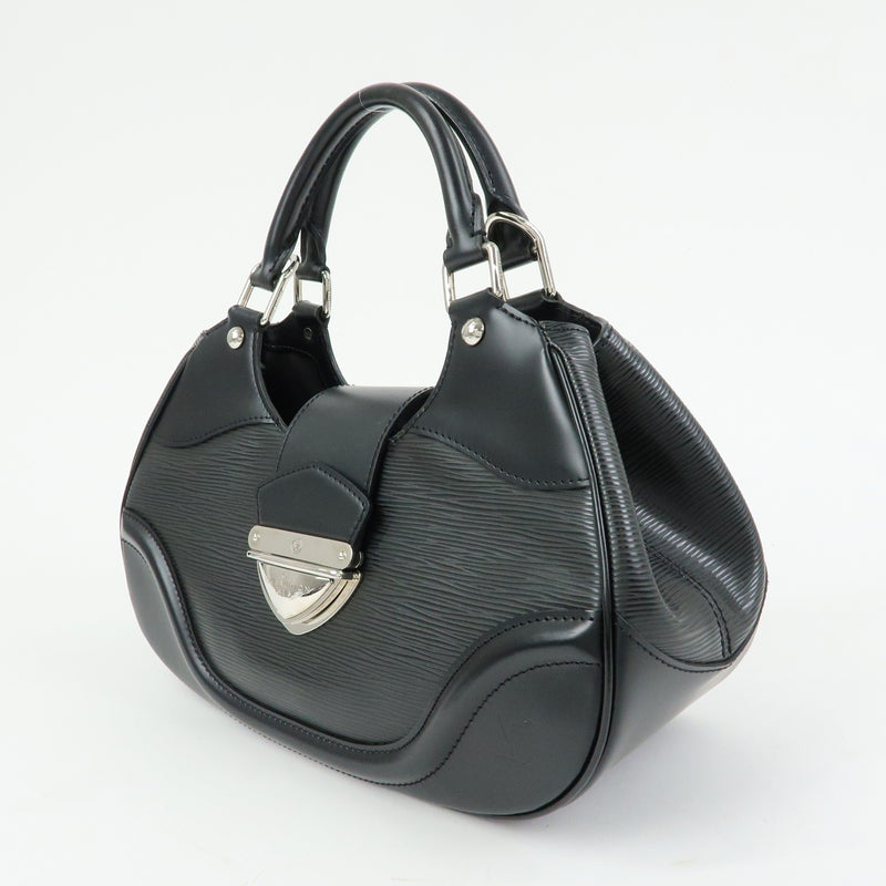 Louis Vuitton Montaigne Sac Epi Leather Black Bag