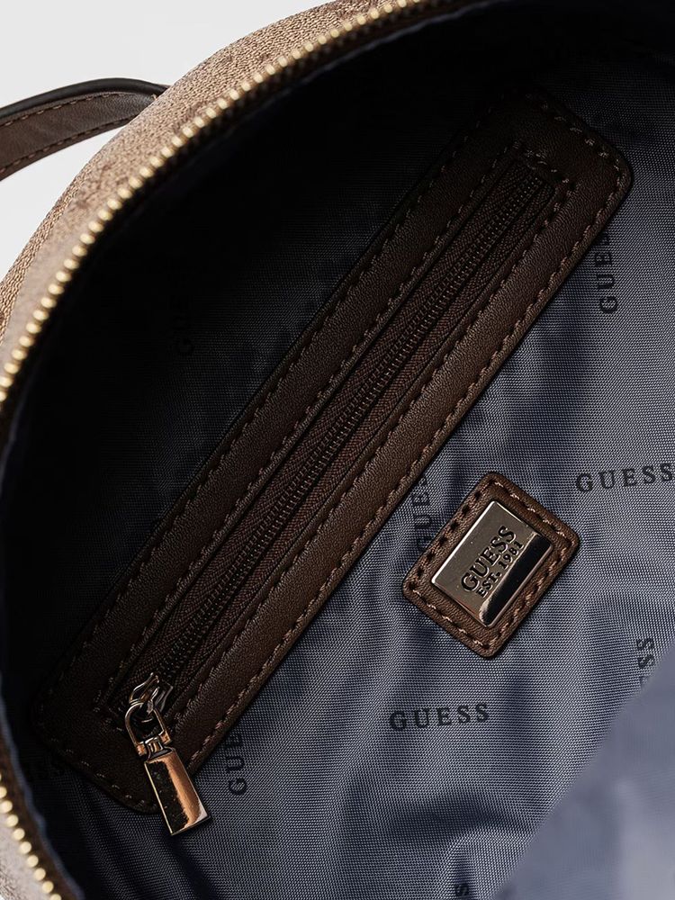 Guess Silia Backpack — Beige Polyurethane