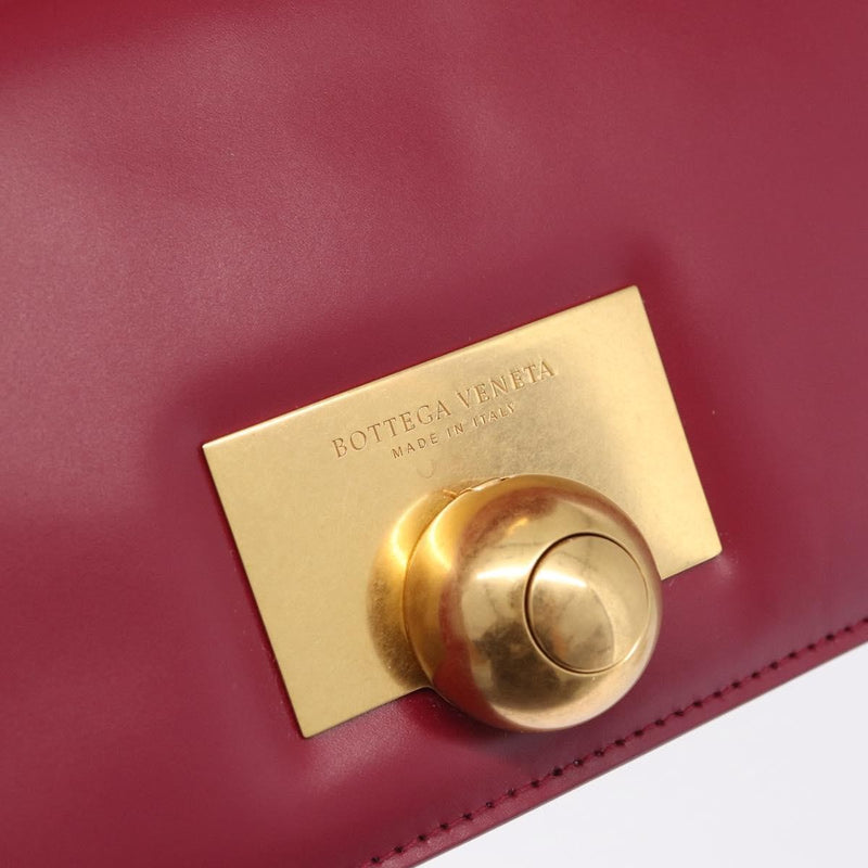 Bottega Veneta Bv Classic Spazzolato Leather Red Bag