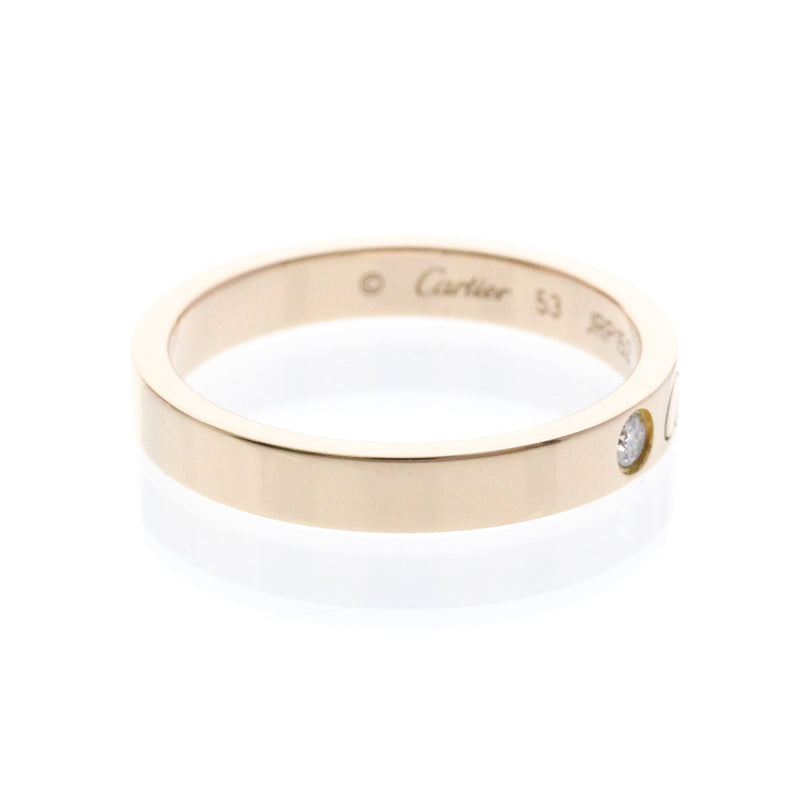 Cartier C De Wedding Band Platinum With Diamond Gold Pink_gold Bijoux