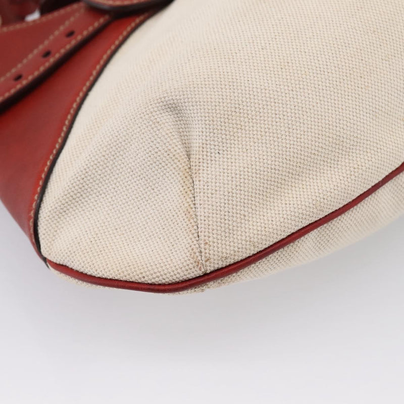 Gucci Horsebit Gg Canvas And Leather Beige Bag