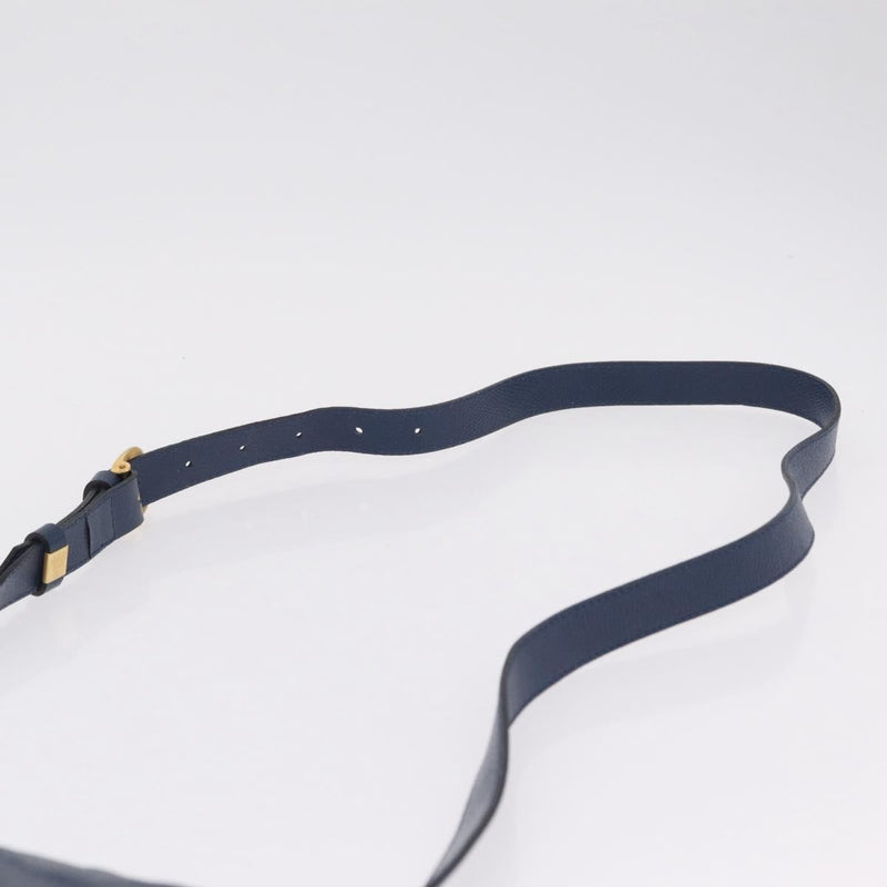 Saint Laurent Overseas Leather Navy Bag