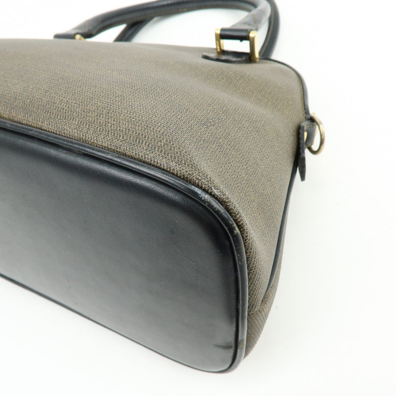Fendi Vintage Dome Satchel Leather Brown