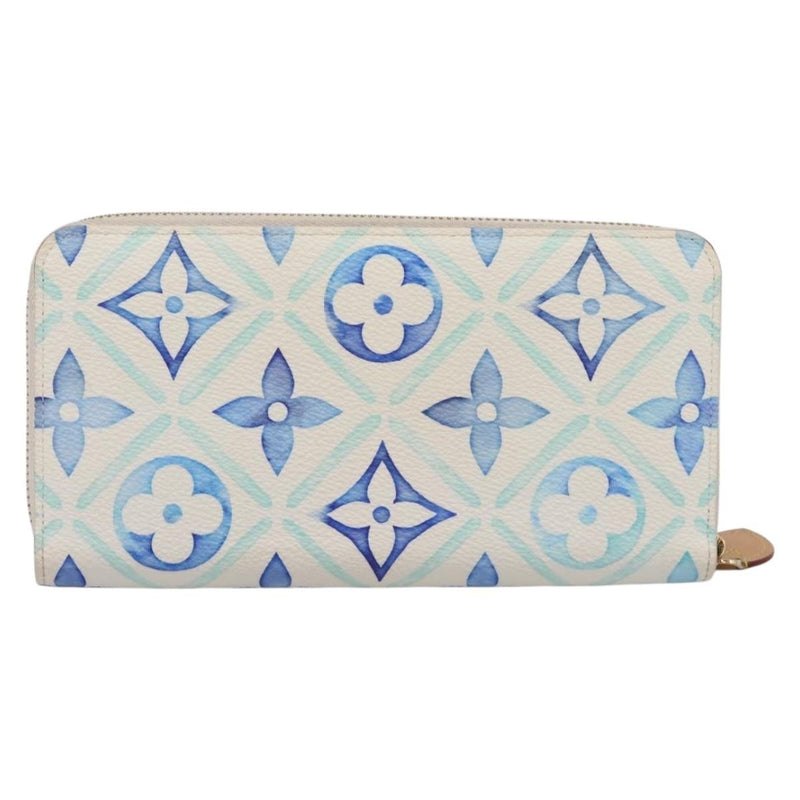 Louis Vuitton Zippy By The Pool Monogram Tile Canvas Blue Accessory