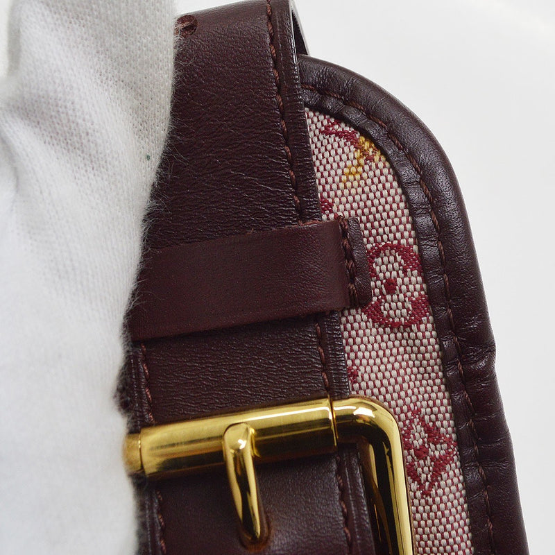 Louis Vuitton Mary Kate Messenger Mini Lin Burgundy Canvas