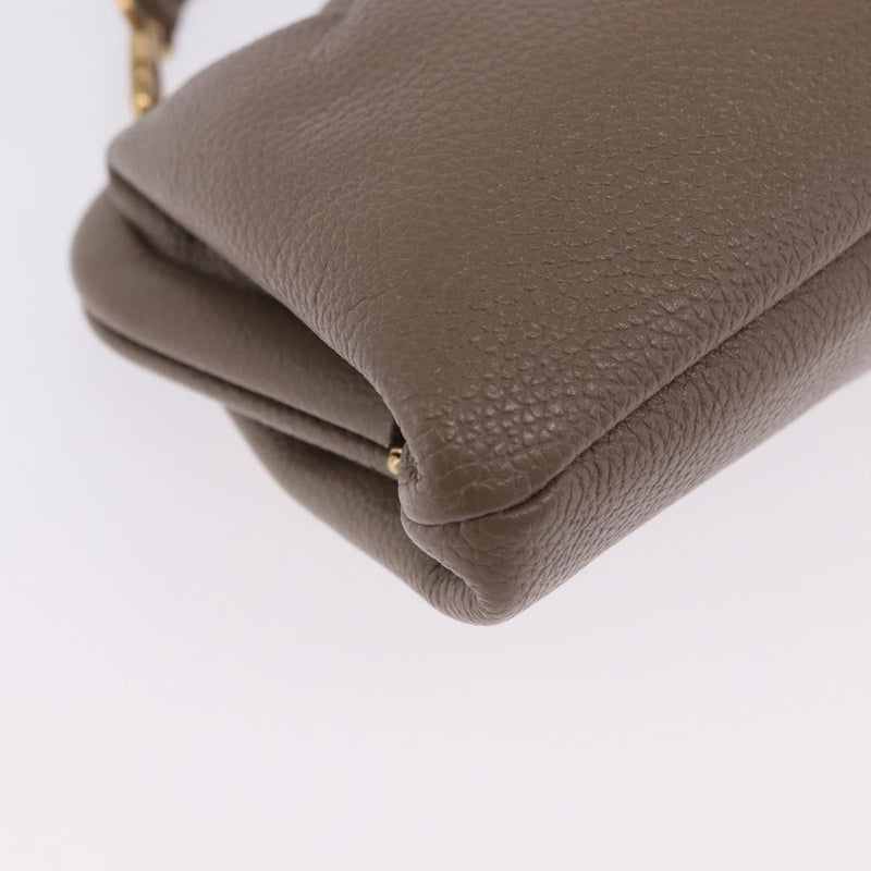 Balenciaga Cloud Clutch Leather Beige