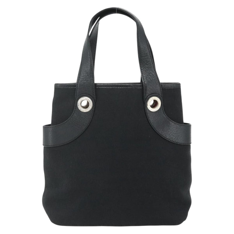Bvlgari Logomania Canvas Black Bag