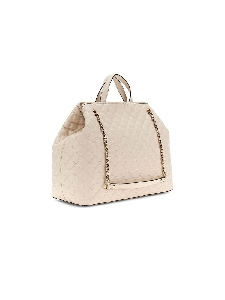 Guess Tote Bag — Beige Polyurethane