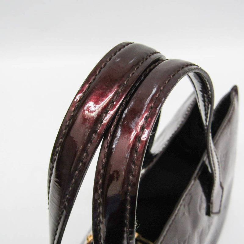Louis Vuitton Wilshire Monogram Vernis Burgundy Patent_leather Bag