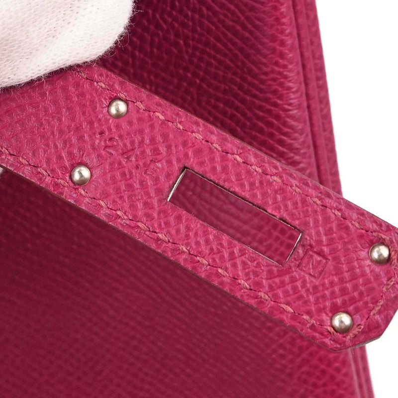 Hermes Birkin Red Epsom With Gold Hardware Pink Leather Bag