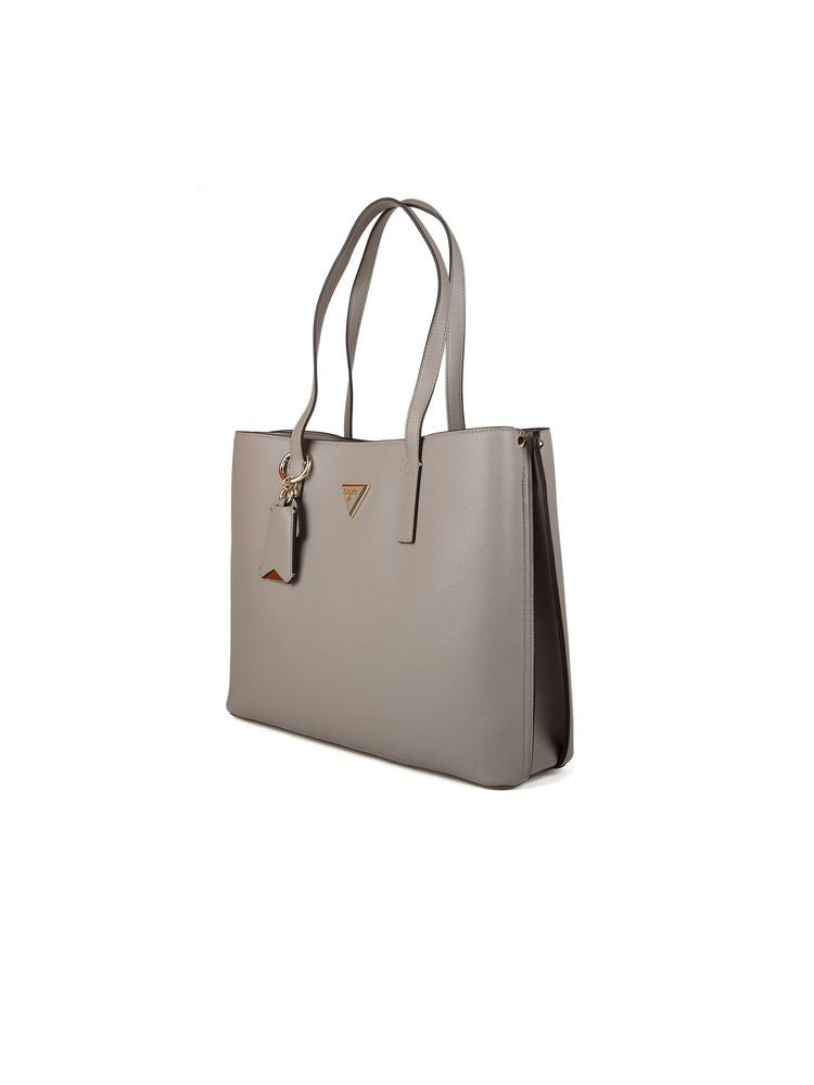 Guess Meridian Ii Tote Bag — Gray Polyurethane
