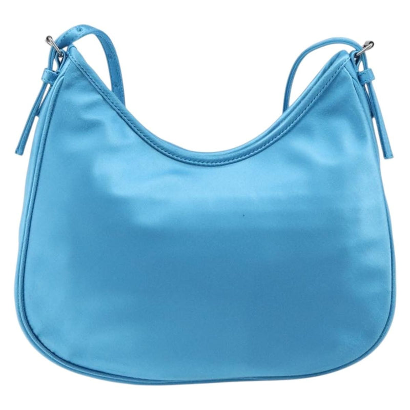 Balenciaga Leopolda Satin Blue Bag