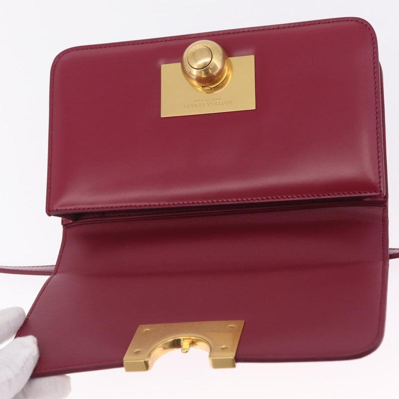 Bottega Veneta Bv Classic Spazzolato Leather Red Bag