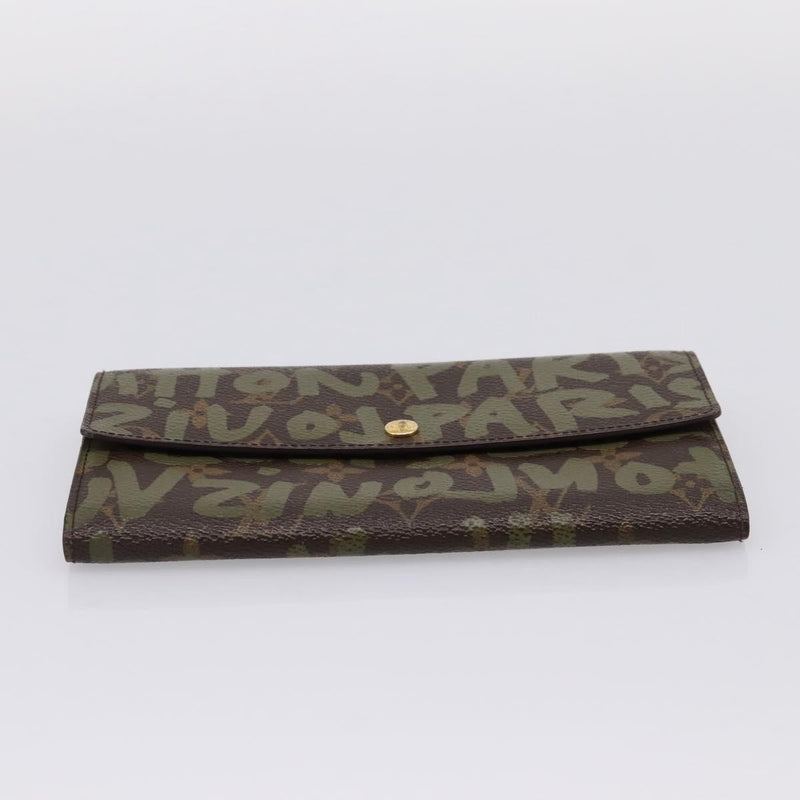 Louis Vuitton Sarah Limited Edition Monogram Graffiti Khaki Canvas Accessory