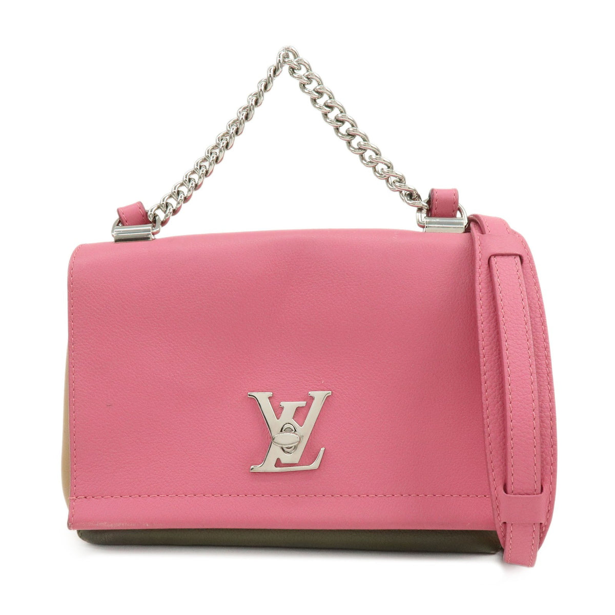 Louis Vuitton Lockme Ii Leather Pink Bag