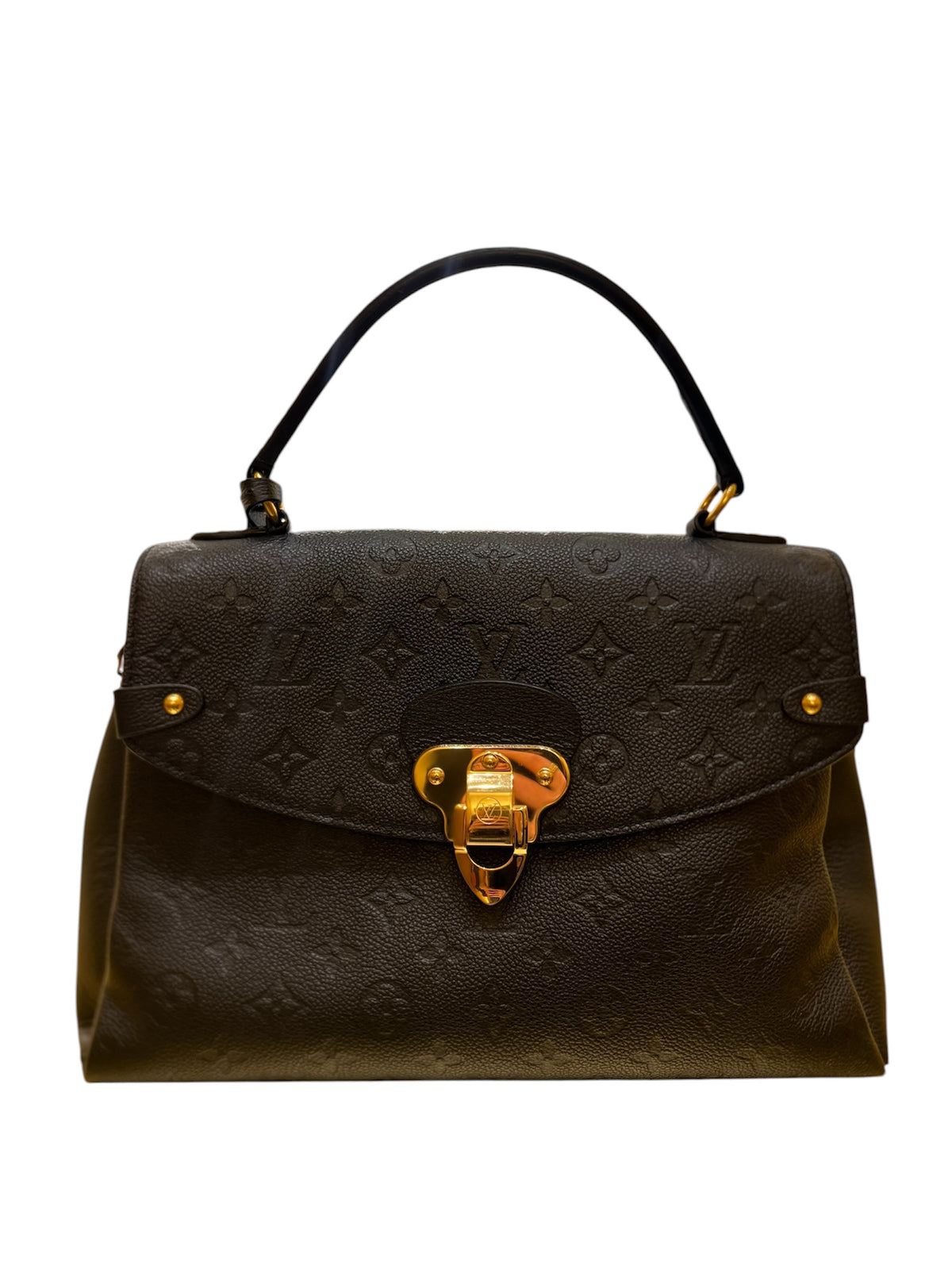 Louis Vuitton Georges Monogram Empreinte Leather Black Bag