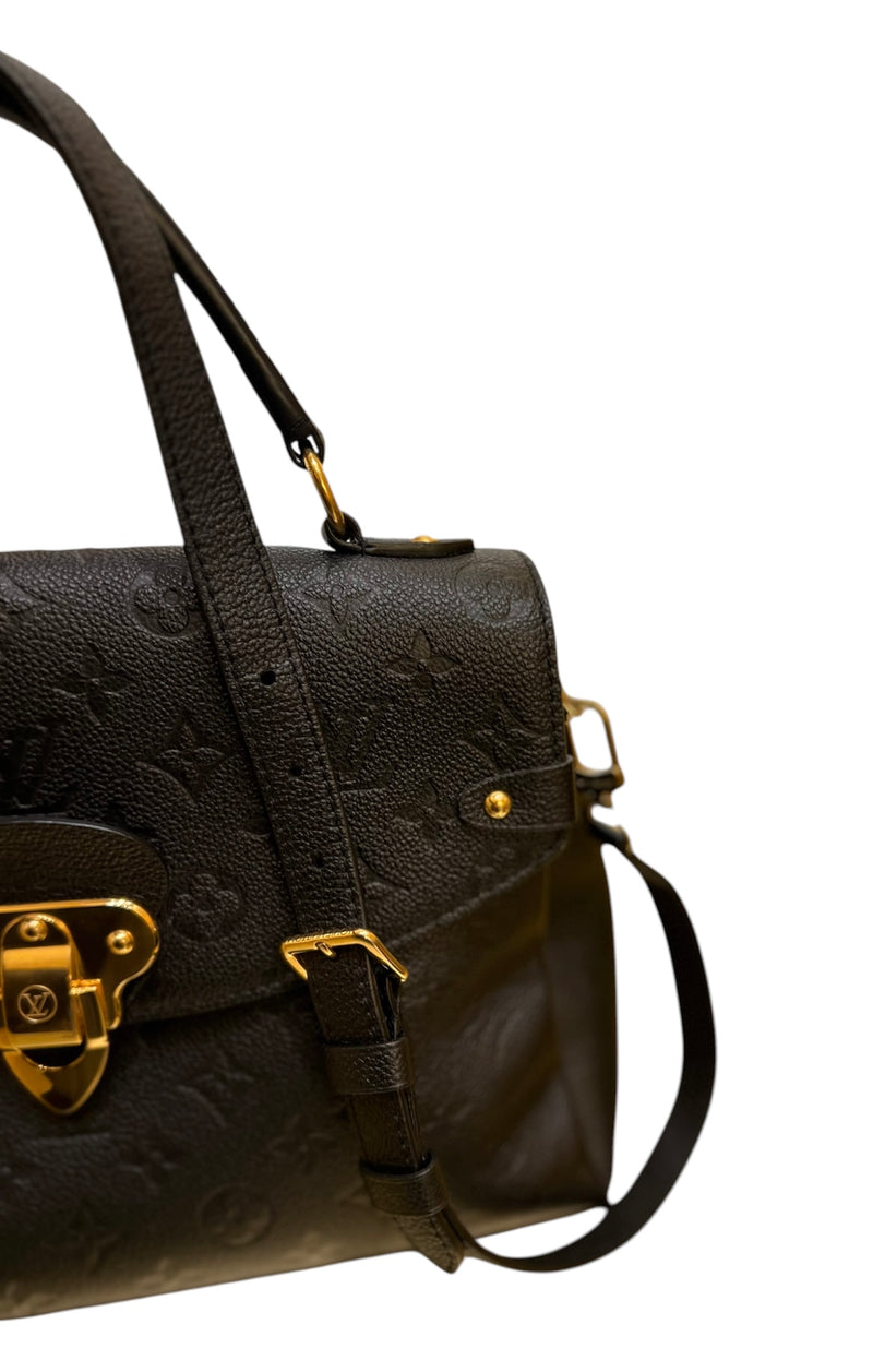 Louis Vuitton Georges Monogram Empreinte Leather Black Bag