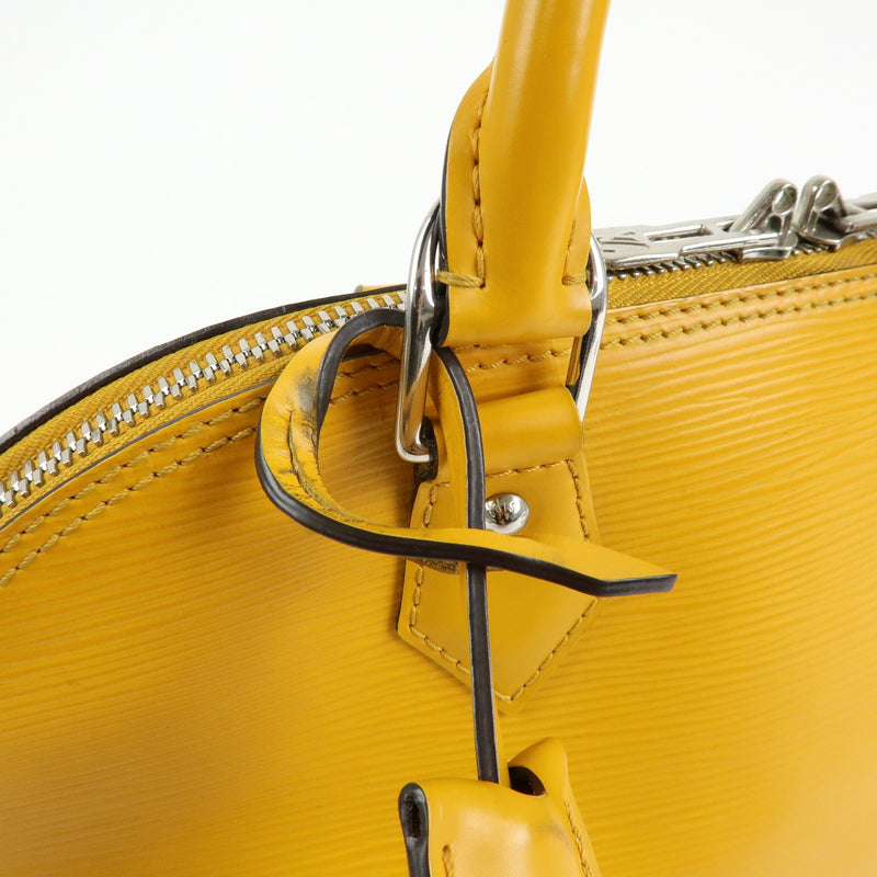 Louis Vuitton Alma Epi Leather Yellow Bag