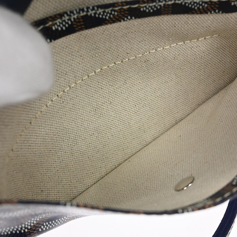 Goyard Saint Louis Coated Canvas Navy Bag