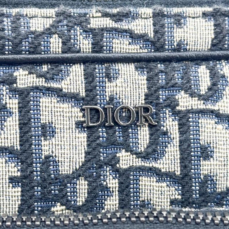 Christian Dior Saddle Tripple Oblique Canvas Beige Bag