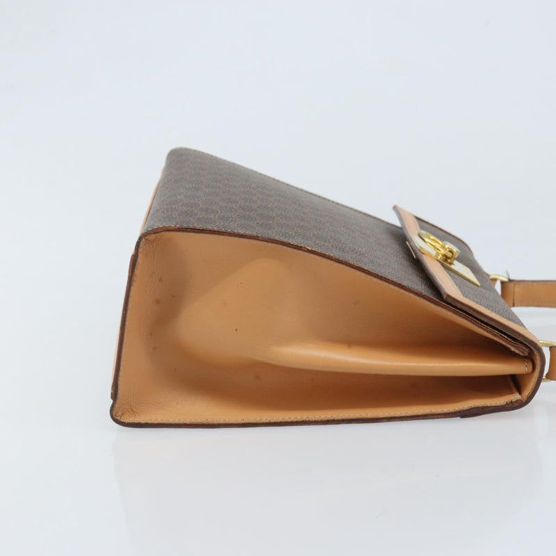 Celine Handbag Canvas Brown Bag