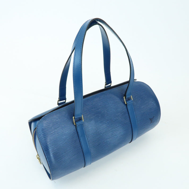 Louis Vuitton Soufflot Epi Leather Blue Bag