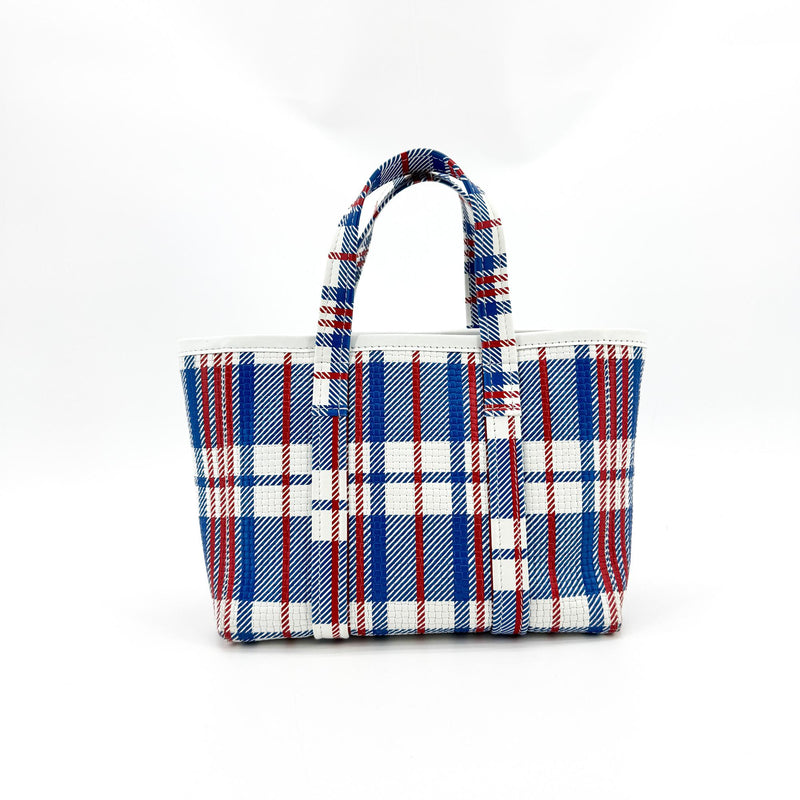 Balenciaga Cabas Tote Canvas And Leather White