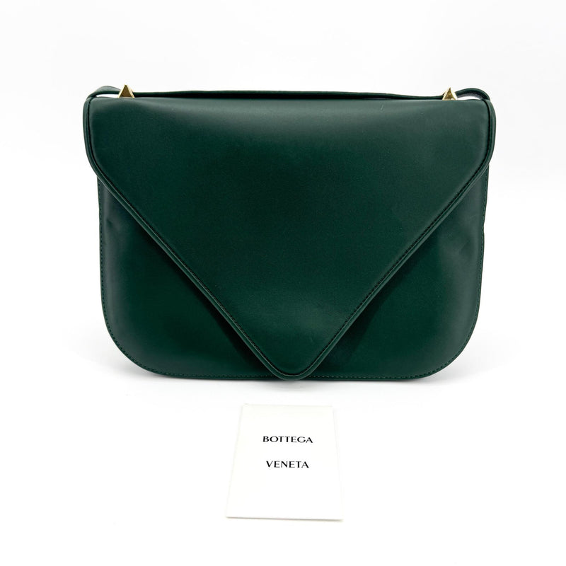 Bottega Veneta Mount Leather Green Bag