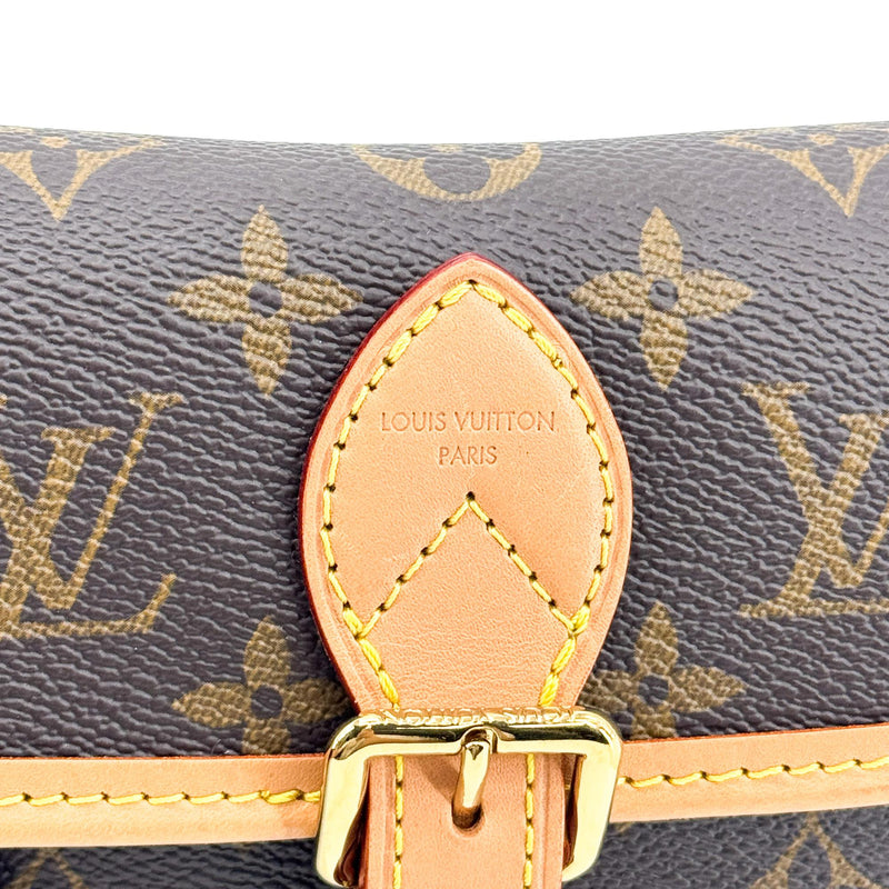 Louis Vuitton Diane Nm Monogram Canvas Brown Bag