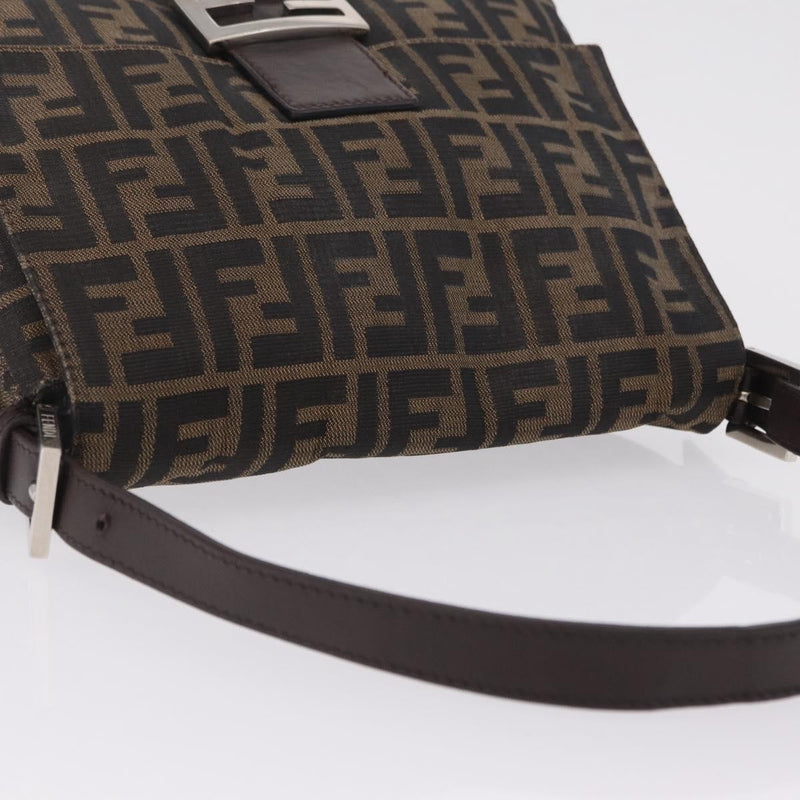 Fendi Zucchino Mamma Baguette Canvas Multicolour Bag