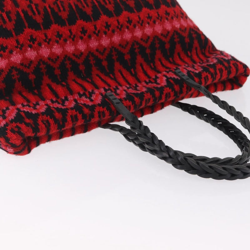 Fendi Vintage Wool Red Bag