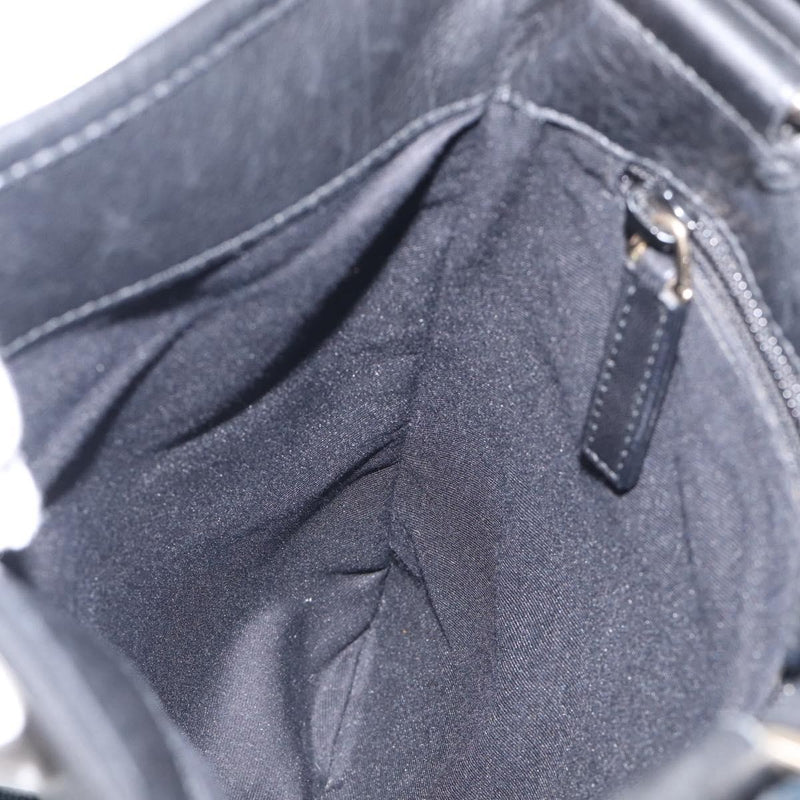 Saint Laurent Vintage Shoulder Bag Leather Black