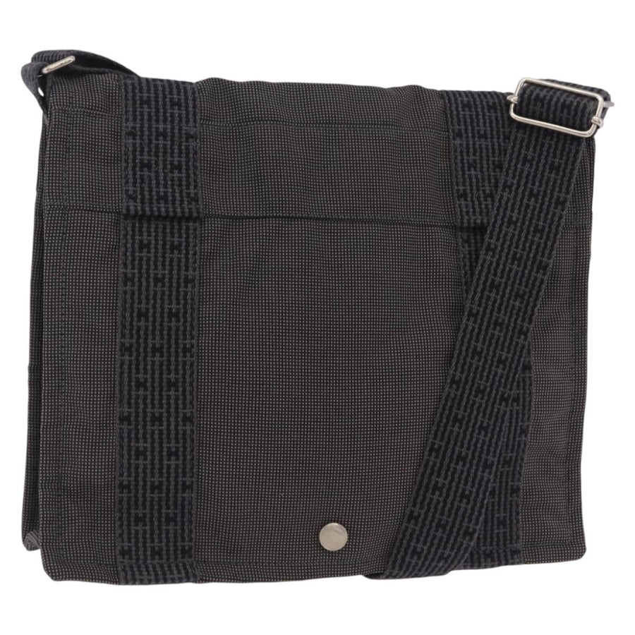 Hermes Fourre Tout Besace Messenger Toile Gray Canvas
