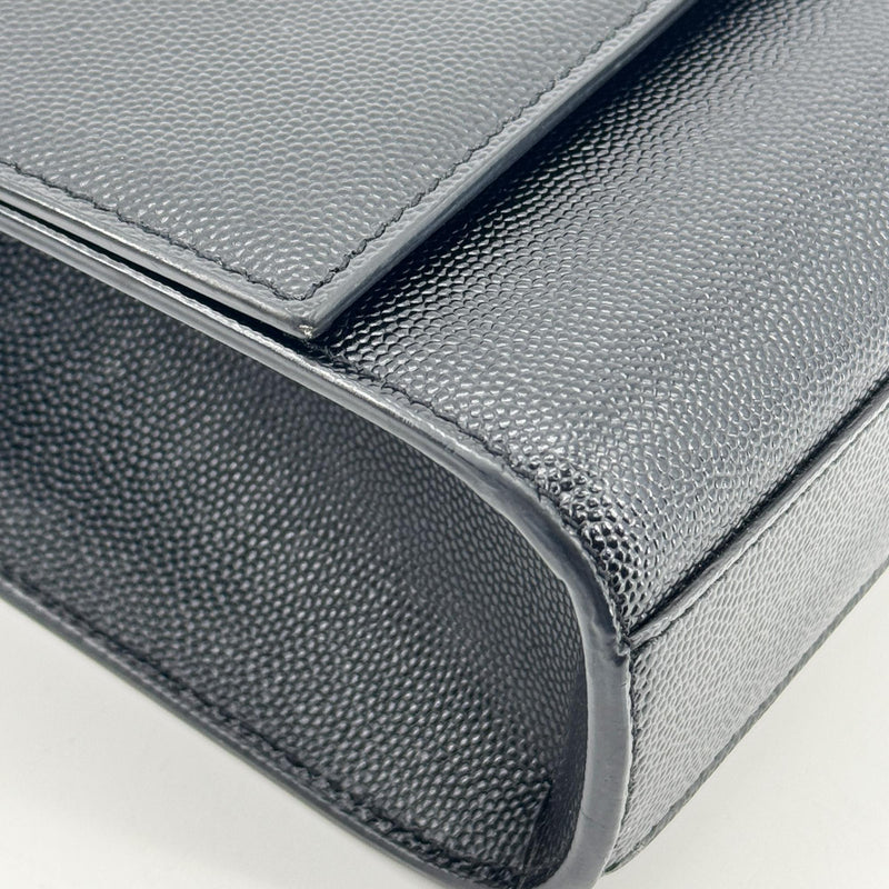Saint Laurent Classic Monogram Leather Black Bag