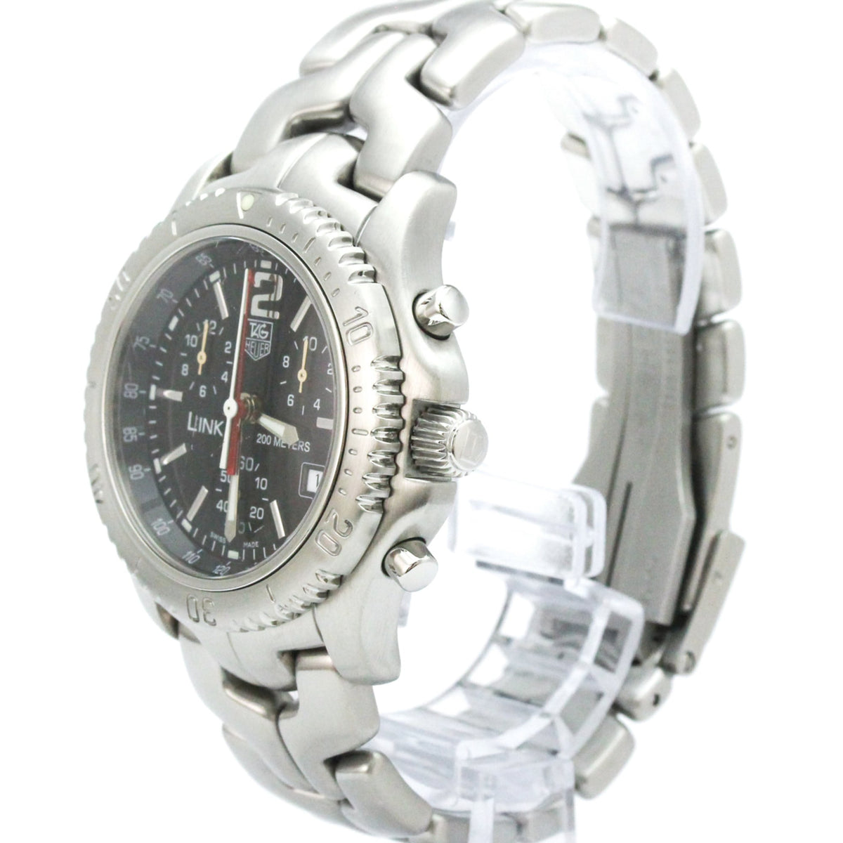 Tag Heuer Link 200m Quartz Stainless Steel With Mother Of Pearl Watches