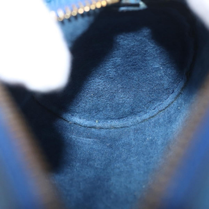 Louis Vuitton Soufflot Pochette Epi Leather Blue Bag