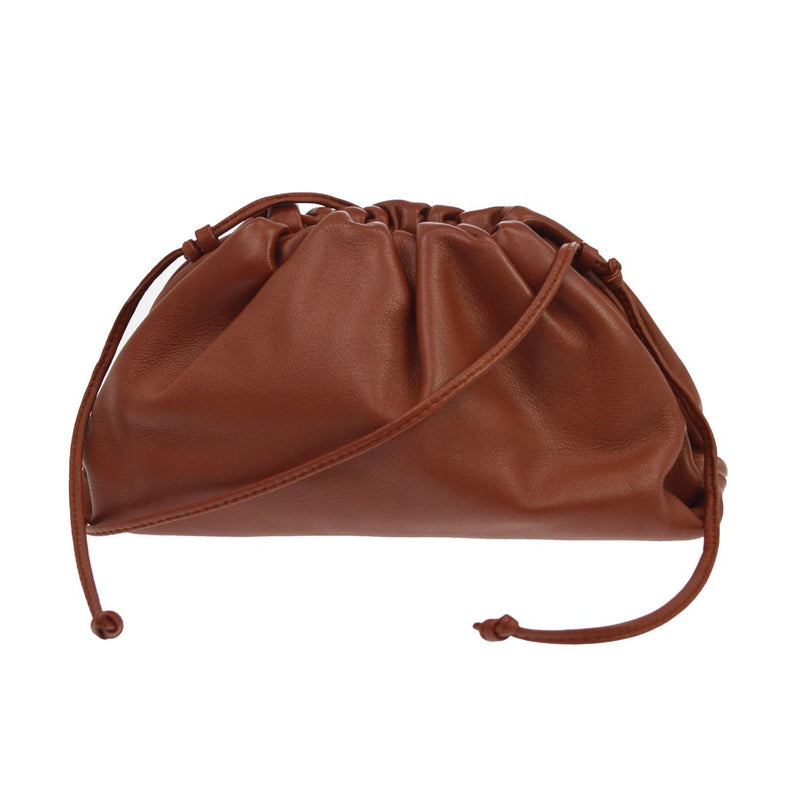 Bottega Veneta The Pouch Leather Brown