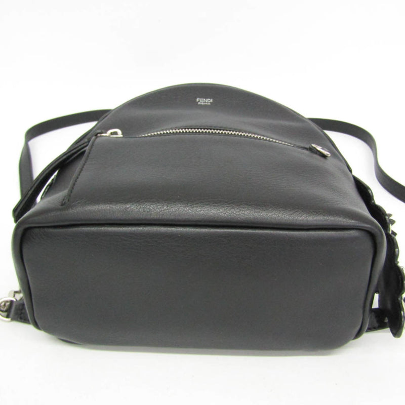 Fendi By The Way Leather With Crystals Black Bag