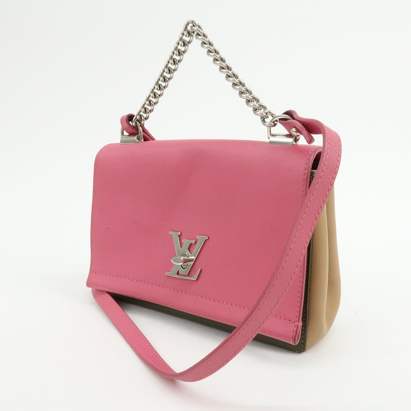 Louis Vuitton Lockme Ii Leather Pink Bag