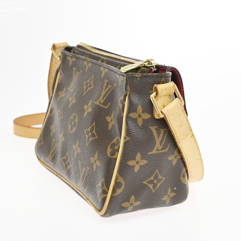 Louis Vuitton Viva Cite Monogram Canvas Brown Leather Bag
