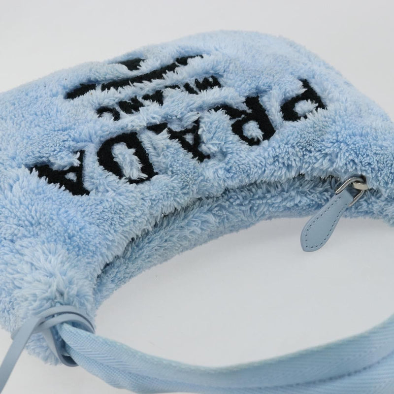 Prada Re-Edition 2000 Hobo Terry Cloth Blue