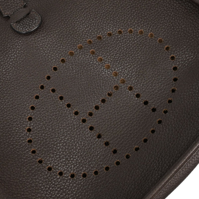 Hermes Evelyne Bag Gen Iii Clemence Brown Leather