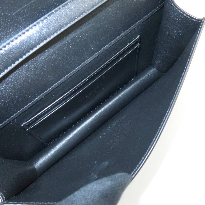 Saint Laurent Paris Chain Leather Black Bag