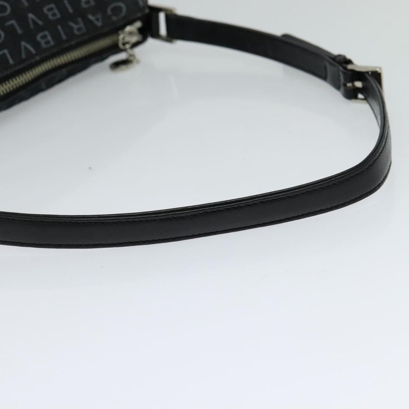 Bvlgari Logomania Canvas Black Bag
