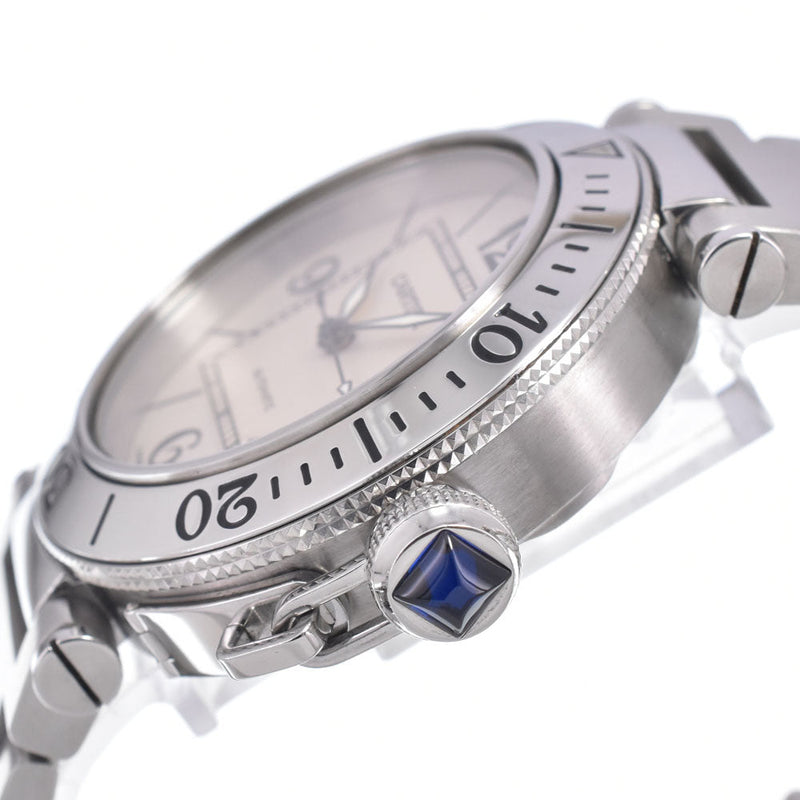 Cartier Pasha Seatimer Quartz Stainless Steel And Rubber Watches