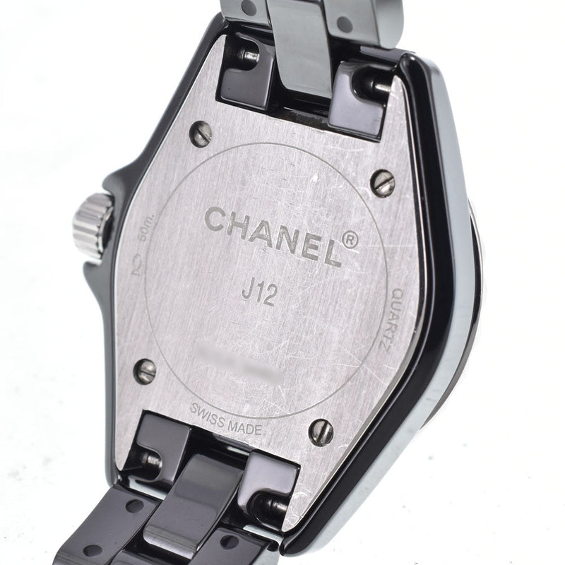 Chanel J12 Quartz Ceramic And Stainless Steel With Diamond Markers Watches